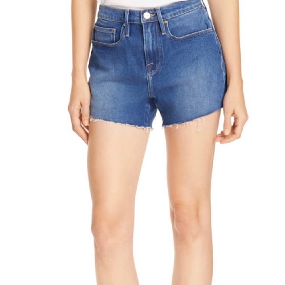 FRAME Le Brigette Denim Shorts